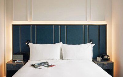 King bed at Page8, Page Hotels.