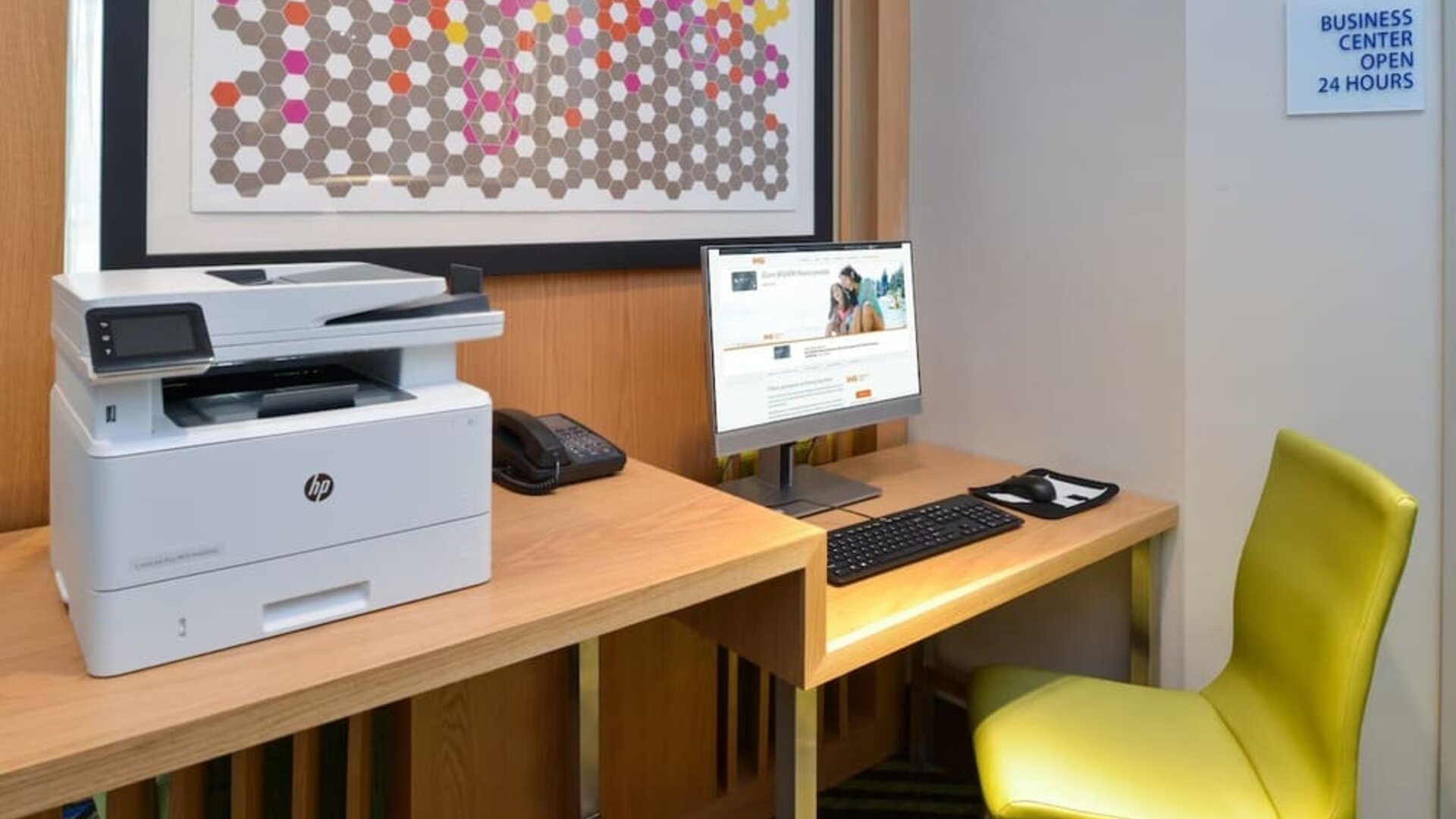 Business center available at Holiday Inn Express & Suites Ottumwa.