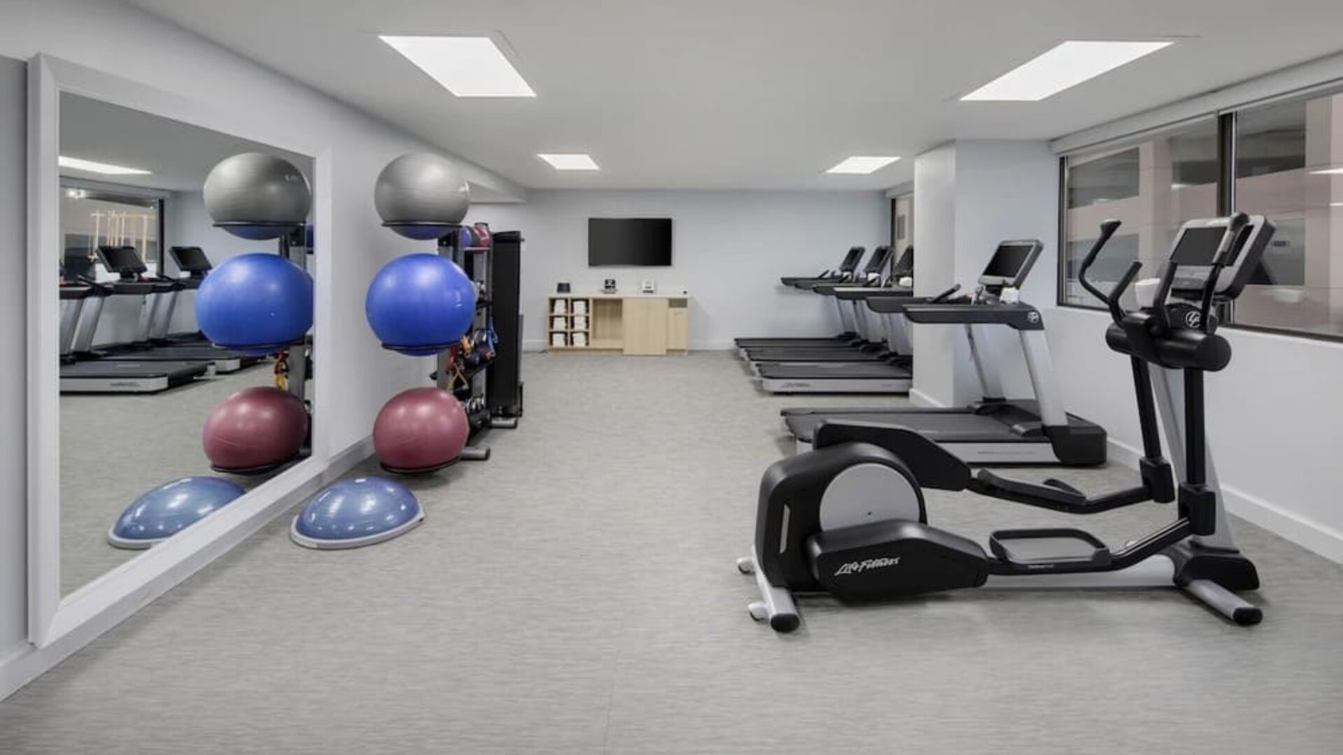 Fitness center available at Hyatt Regency Milwaukee.