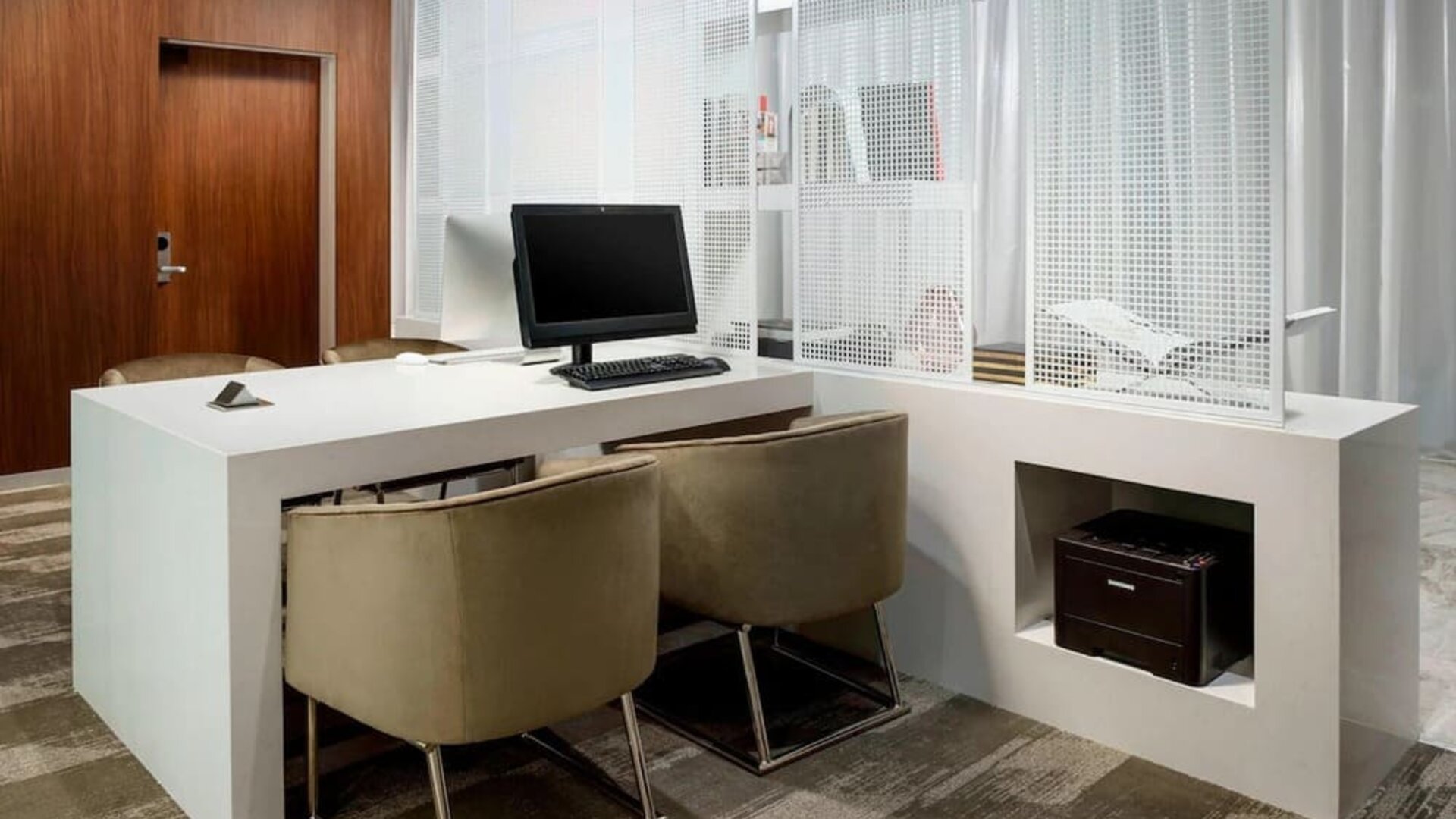 Business center available at AC Hotel By Marriott SFO/Oyster Point Waterfront.