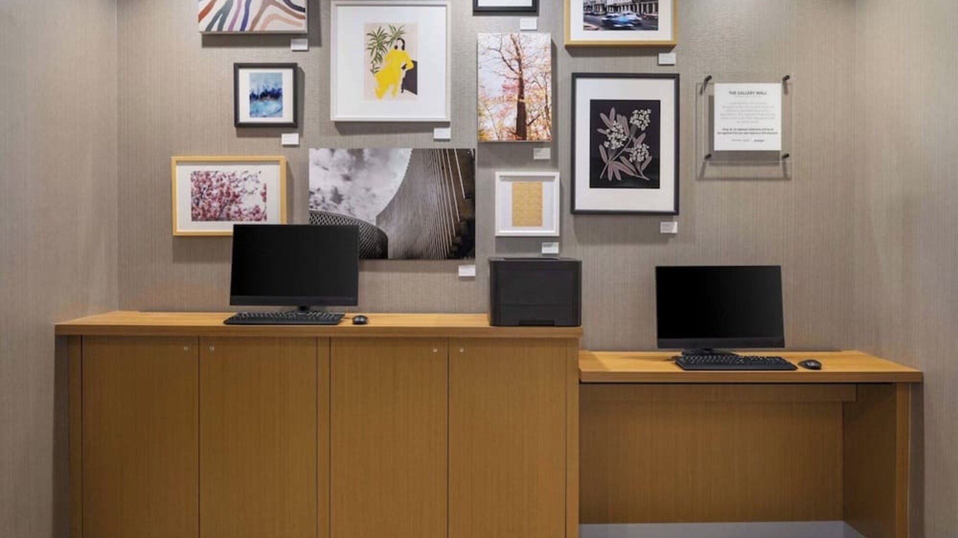 Business center available at SpringHill Suites Tuckahoe.