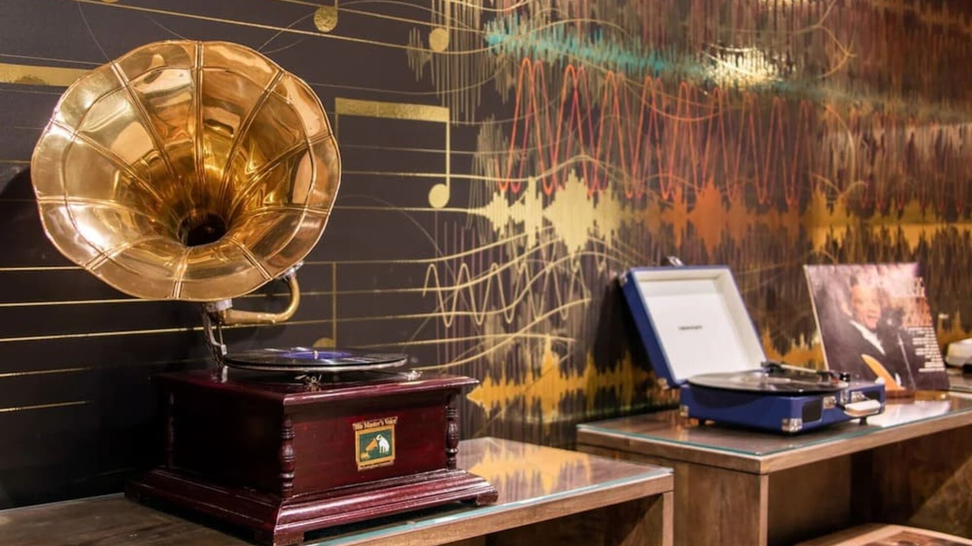 Interior decoration at Cambria Hotel Nashville Downtown.