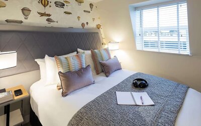 Day use room at Mercure London Hyde Park Hotel.