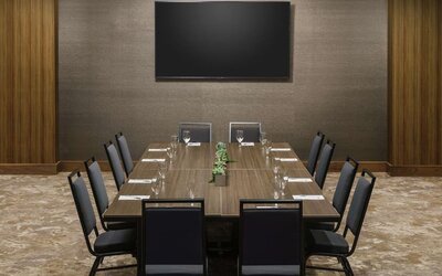 Professional meeting room at Hilton Garden Inn Sunnyvale.