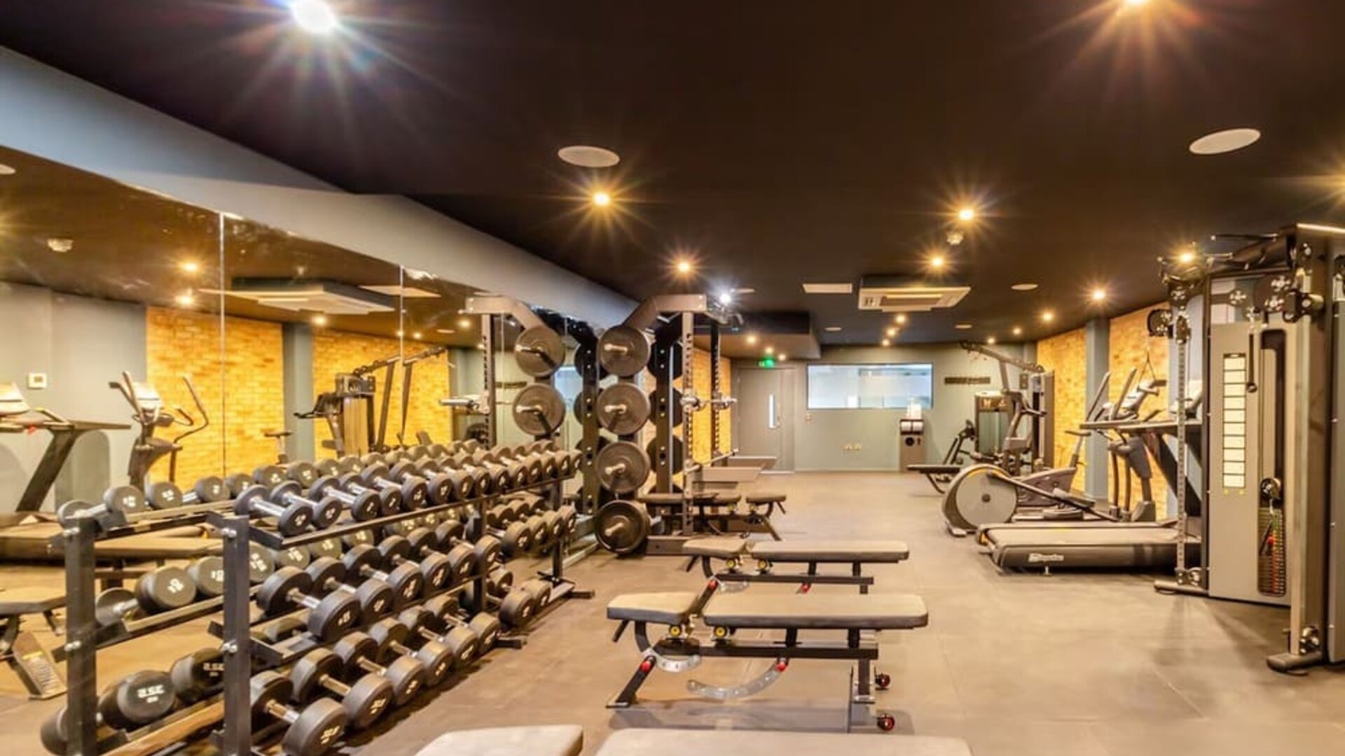 Fully equipped fitness center at The Wesley Euston.