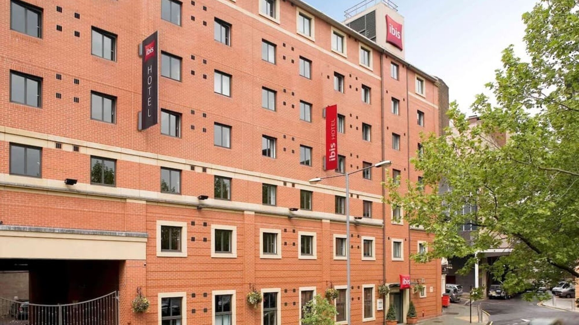 Hotel exterior at ibis Sheffield City.