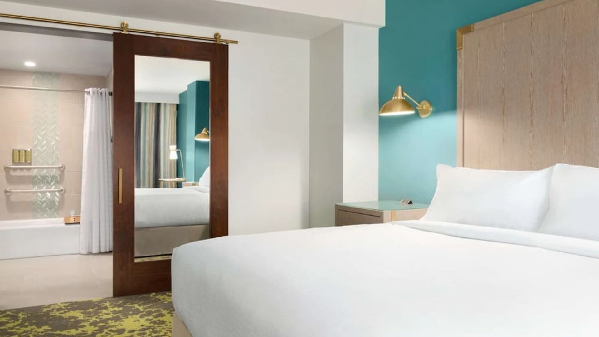 Day use room with natural light at Embassy Suites Boulder.
