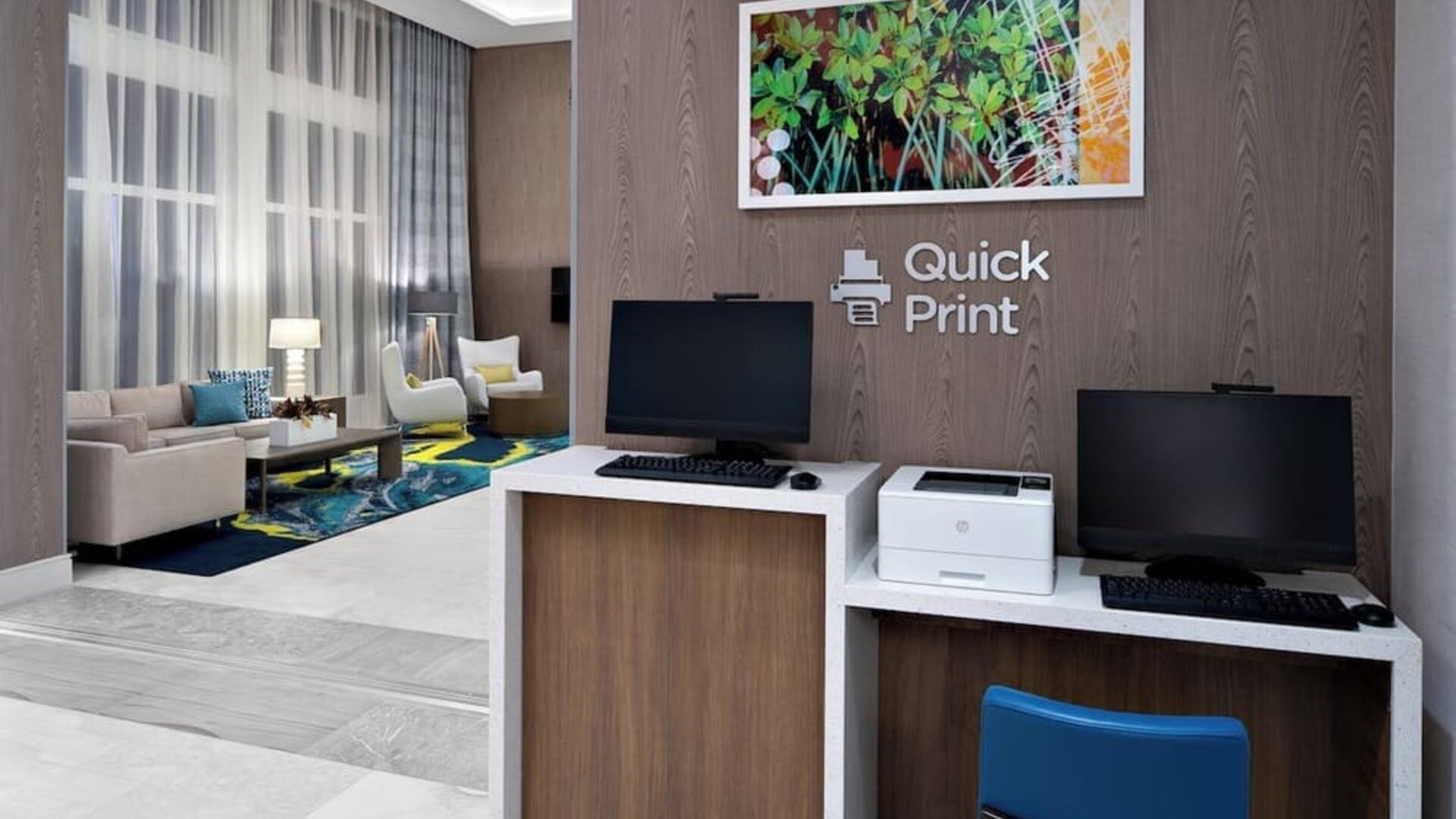 Business center available at Courtyard Delray Beach.
