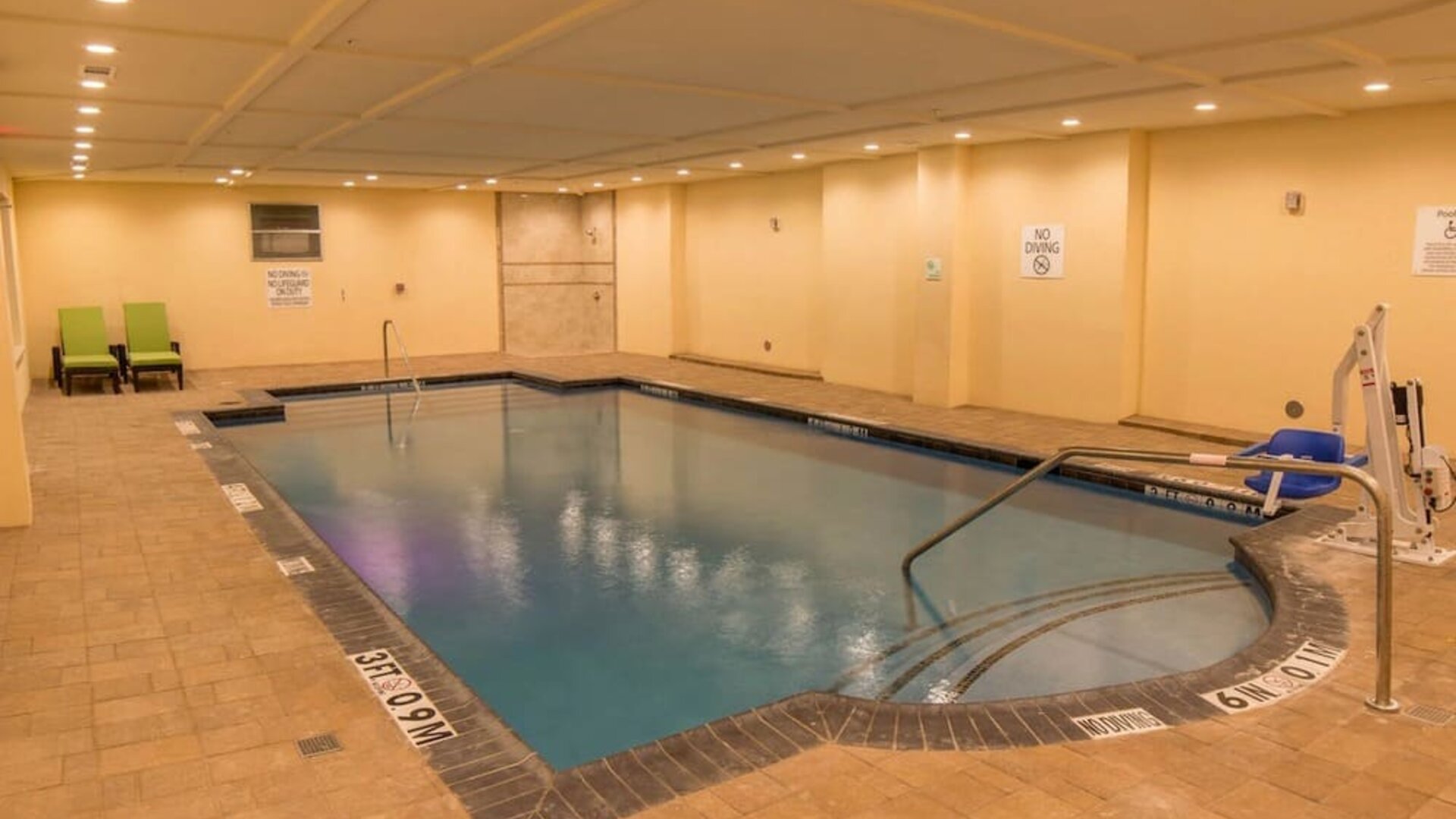 Refreshing indoor pool at Holiday Inn - Trophy Club.