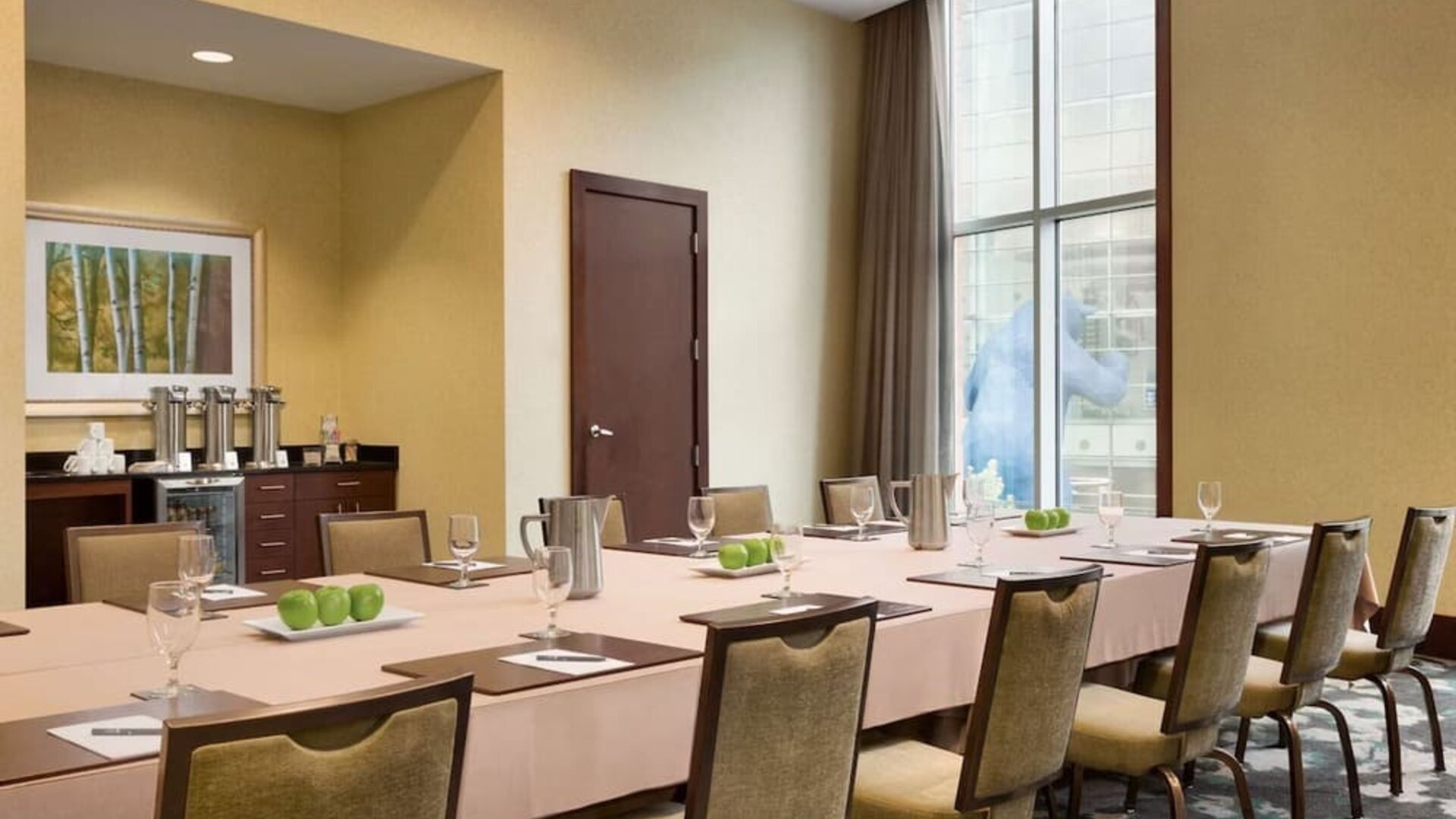 Meeting room at Embassy Suites By Hilton Denver Downtown Convention Center.