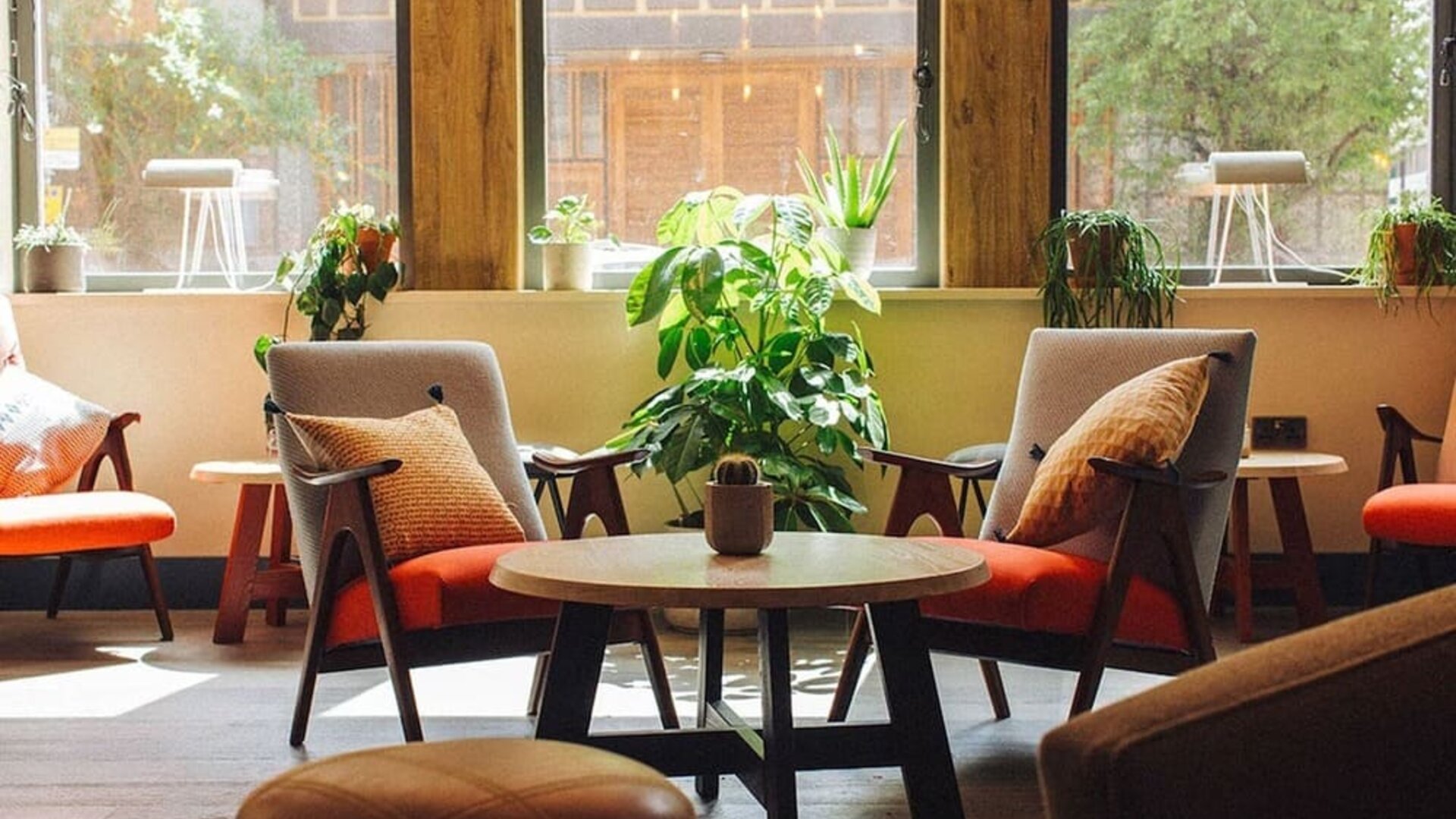 Lobby lounge at The Corner London City.