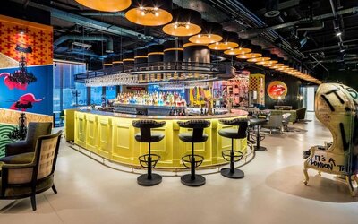 Hotel bar at nhow London.