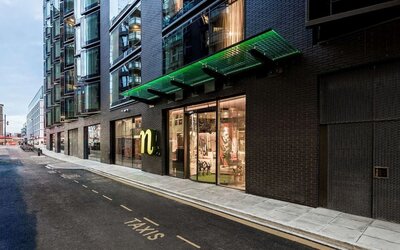 Hotel exterior at nhow London.
