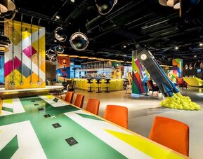 Hotel lobby at nhow London.