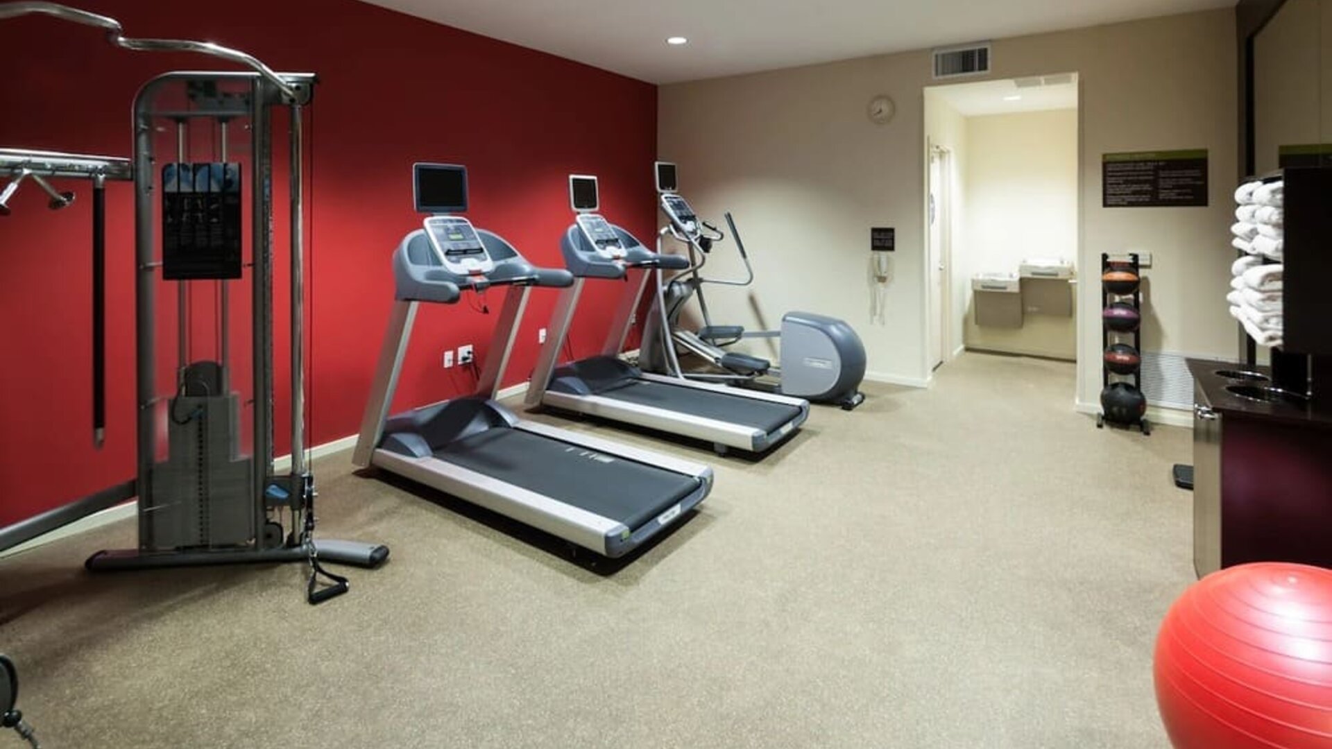 Fitness center available at Hilton Garden Inn Sacramento/South Natomas.
