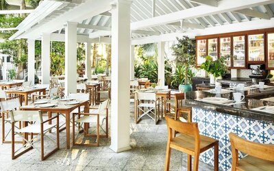 Hotel bar at Parrot Key Hotel & Villas.
