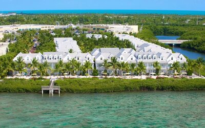 Gorgeous hotel on the ocean at Parrot Key Hotel & Villas.