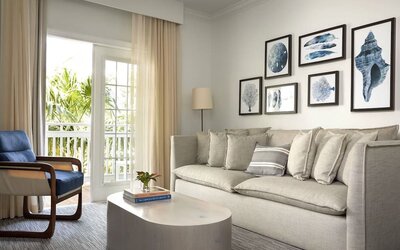 Lounge seating at Parrot Key Hotel & Villas.