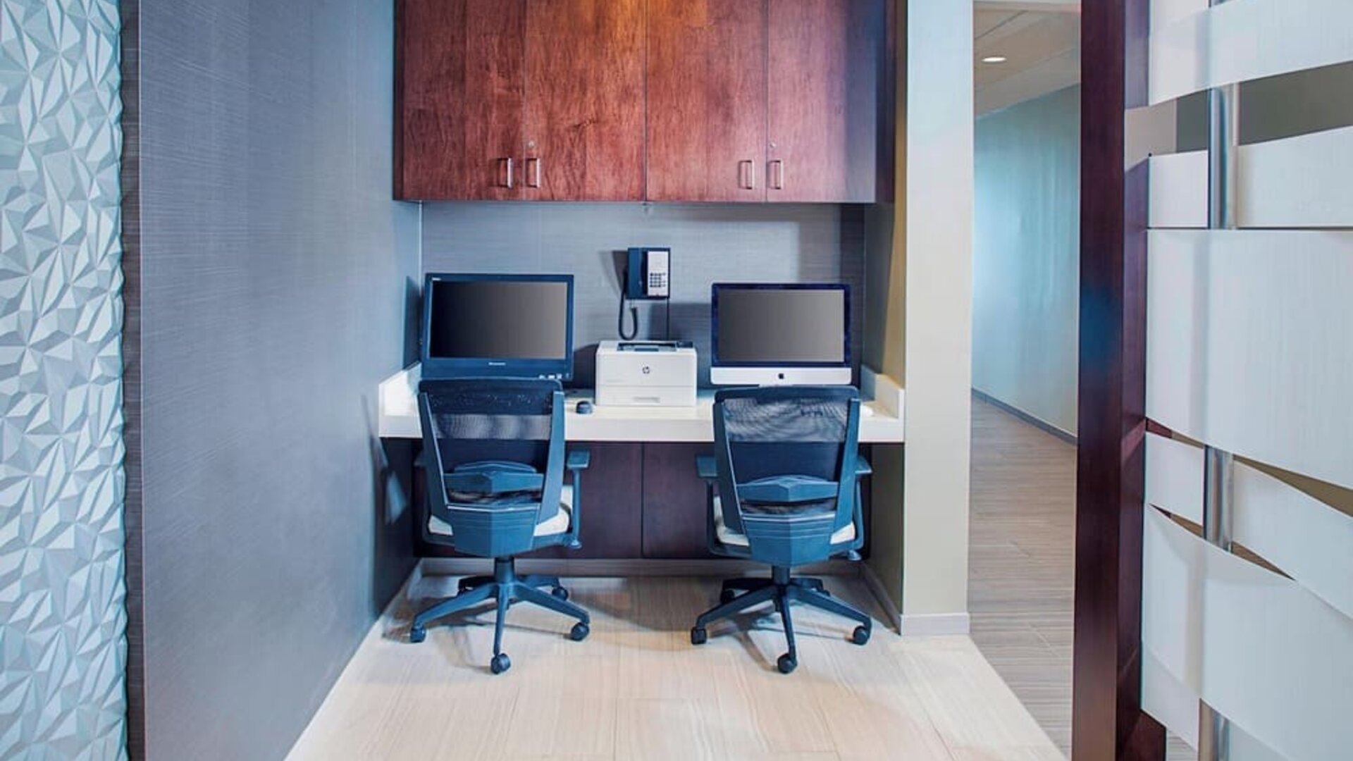 Business center available at Springhill Suites Carle Place.