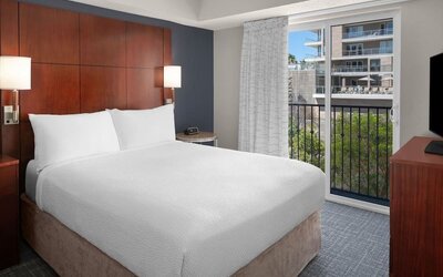 Day use room with balcony at Residence Inn By Marriott San Diego Downtown.
