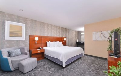 Spacious day use room at Courtyard By Marriott Boise West/Meridian.
