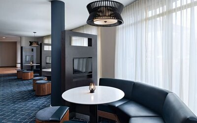 Media pods perfect for coworking at Courtyard By Marriott Boise West/Meridian.