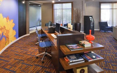 Business center available at Courtyard By Marriott Boise West/Meridian.