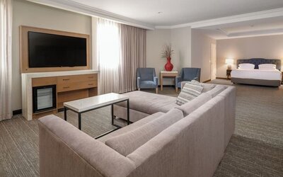 Day use room with living area at Hyatt Regency Valencia.