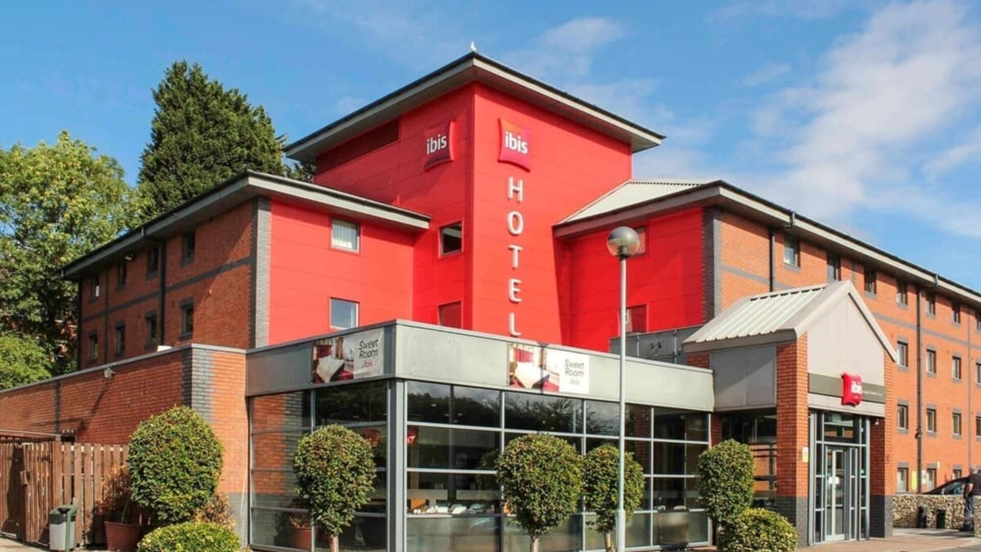 Hotel exterior at Ibis Birmingham Bordesley.