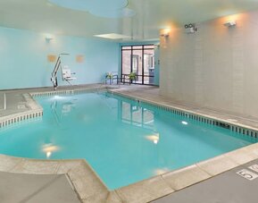 Refreshing indoor pool at SpringHill Suites By Marriott Irvine John Wayne Airport/Orange County.