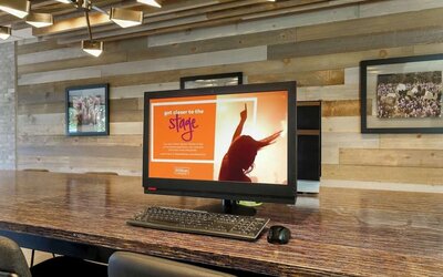 Business center available at DoubleTree By Hilton Austin University Area.