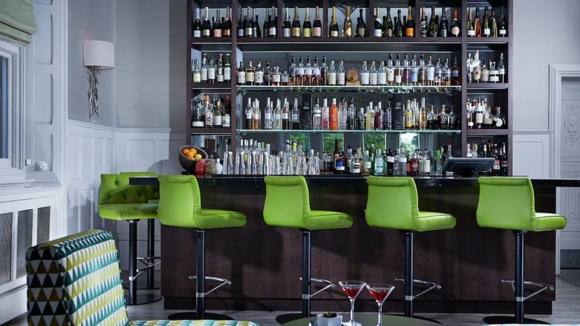 Hotel bar at Alexander House Hotel And Utopia Spa Hotel.