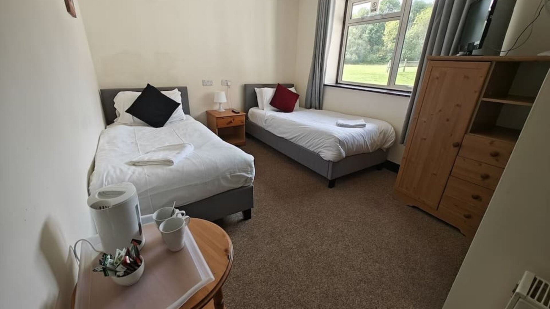 Day use twin room at Little Foxes Hotel.