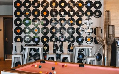 Billiards table available at Moxy Phoenix Tempe/ASU Area.