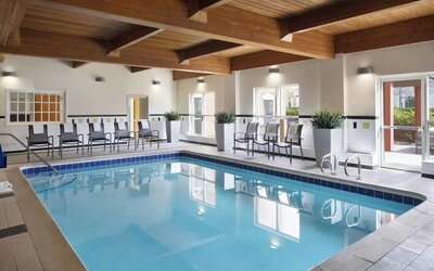 Refreshing indoor pool at Fairfield Inn By Marriott Denver Airport.