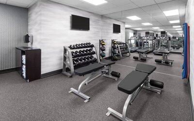 Fitness facility at Fairfield Inn By Marriott Denver Airport.