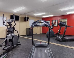 Fitness center at Extended Stay America.