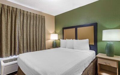 Romantic day room at Extended Stay America.