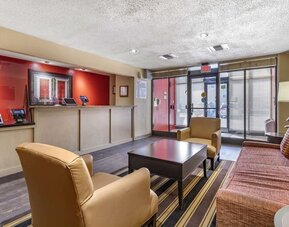 Lounge seating at Extended Stay America.