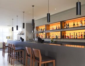 Hotel lobby with lounge area at Crowne Plaza London - Heathrow.