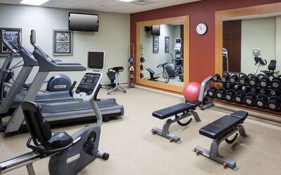 Fitness center at Hilton Garden Inn Nashville Vanderbilt.