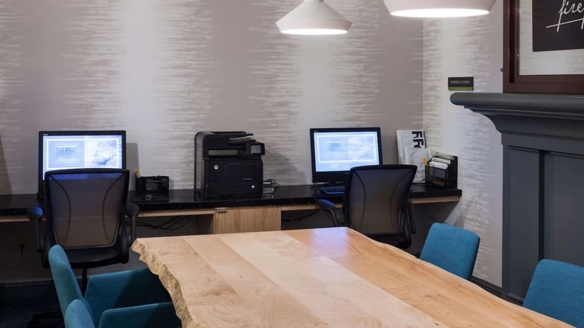 Business center available at Hilton Garden Inn Nashville Vanderbilt.