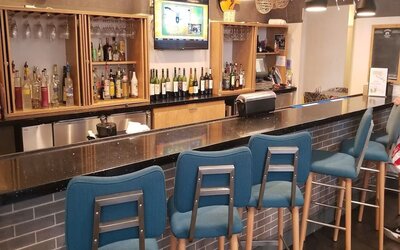 Hotel bar at Hilton Garden Inn Nashville Vanderbilt.