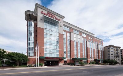 Hotel exterior at Hilton Garden Inn Nashville Vanderbilt.