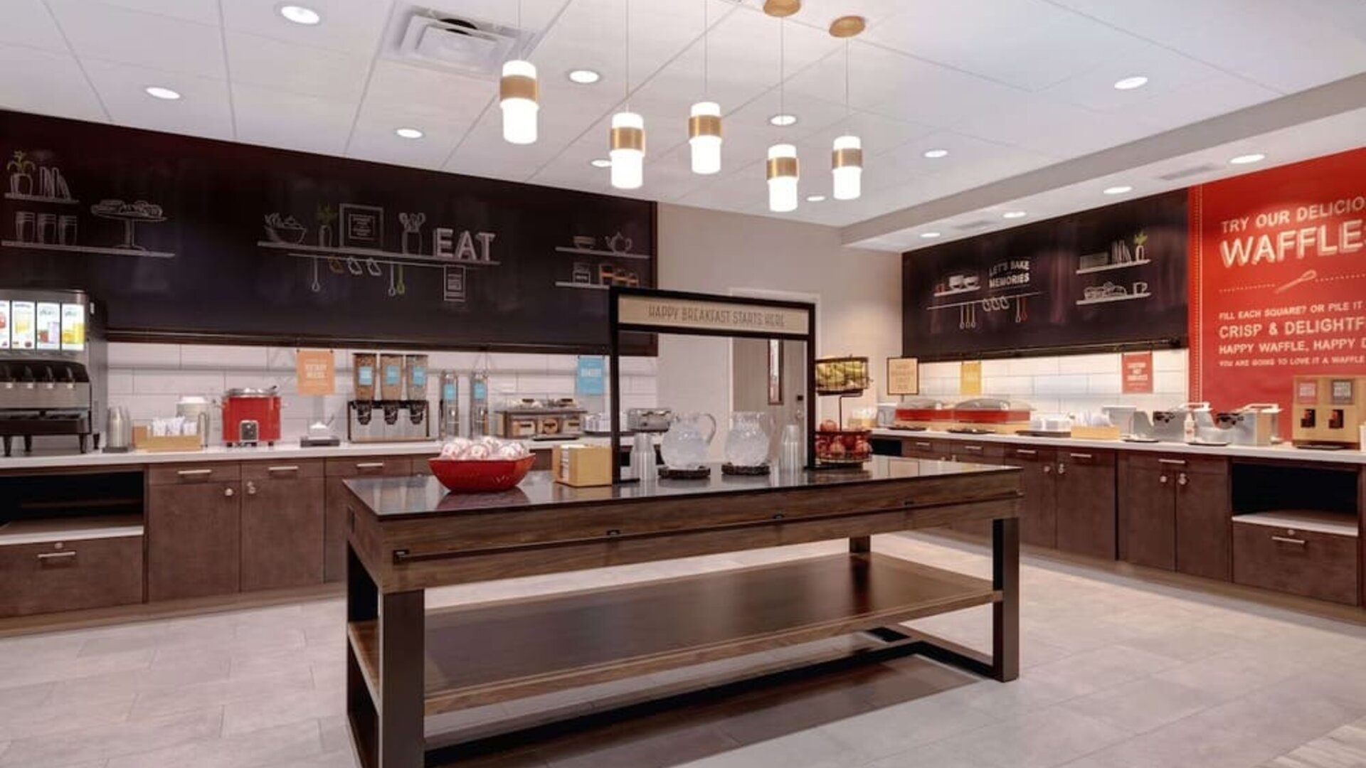 Breakfast available at Hampton Inn Chicago Orland Park.