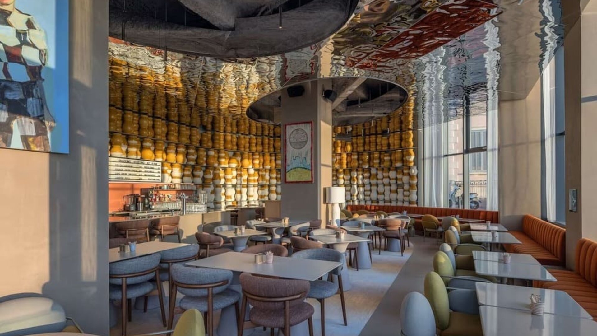 Dining room at Canopy By Hilton Cannes.