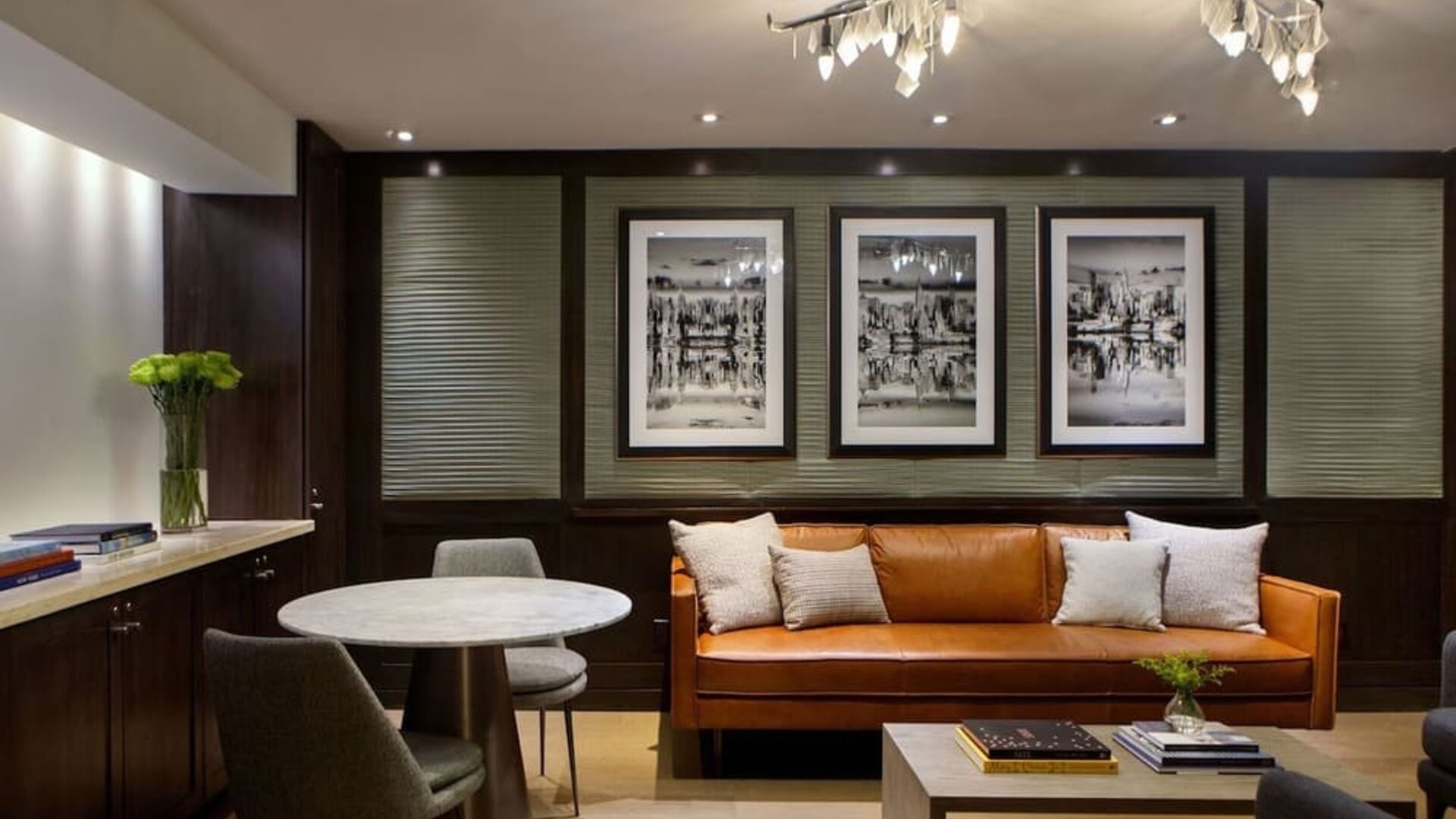 Lounge area at The Muse New York.