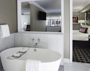 King suite with hot tub at The Muse New York.