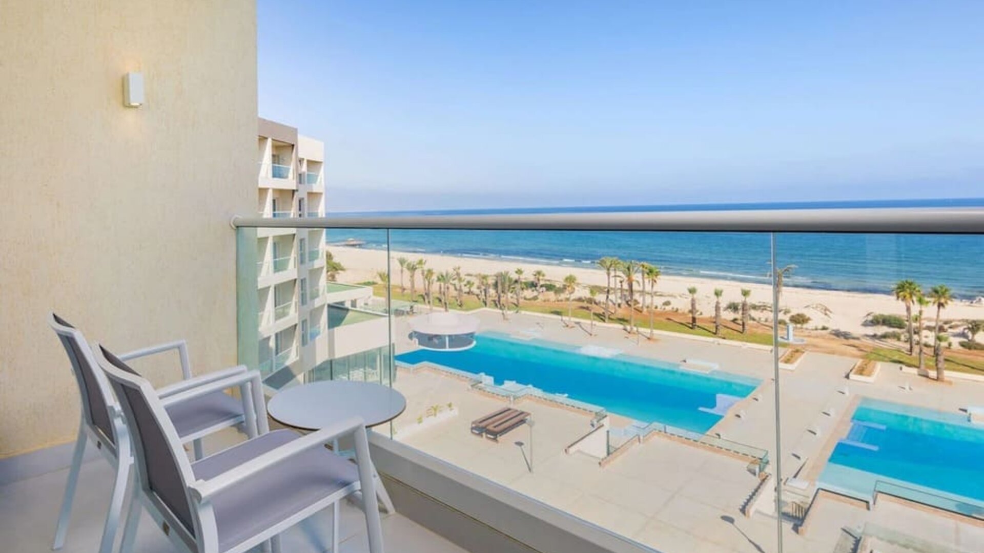Ocean views at Hilton Skanes Monastir Beach Resort.