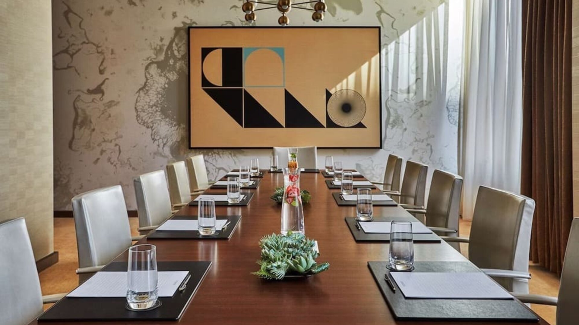 Meeting room at Viceroy Chicago.